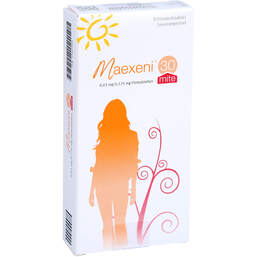 Abbildung: Maexeni 30 mite 0,03 mg / 0,125 mg Filmtabletten 1X21 St, Filmtabletten PZN 12462993