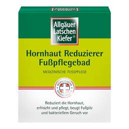Abbildung: Allgäuer Latschenkiefer Hornhaut Reduzierer Fußpflegebad Bad, 10X10 g PZN 12464704