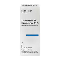 Abbildung: Xylometazolin 0,1% Fair-Med Lösung Nasenspray Lösung, 10 ml PZN 12472069