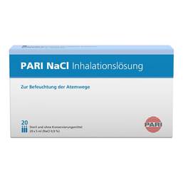 Abbildung: Pari Nacl Inhalationslösung Ampullen Ampullen, 20X5 ml PZN 12474223