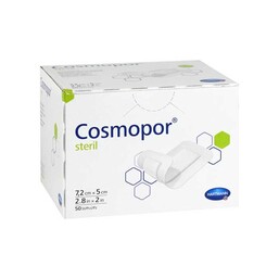 Abbildung: Cosmopor steril 5x7,2 cm Pflaster, 50 St PZN 12476044