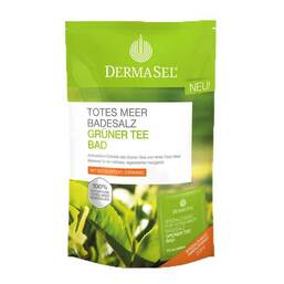 Abbildung: Dermasel Totes Meer Badesalz Grüner Tee Bad Kombipackung, 1 P PZN 12480525