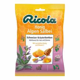 Abbildung: Ricola Honig Alpen Salbei Bonbons Bonbons, 75 g PZN 12481619