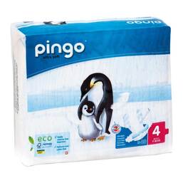 Abbildung: Bio Windeln maxi 7 - 18 kg Pinguin Pingo Swiss 40 St PZN 12496638