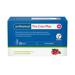 Abbildung: Orthomol Pro Cran Plus Kapseln Kapseln, 30 St PZN 12502540