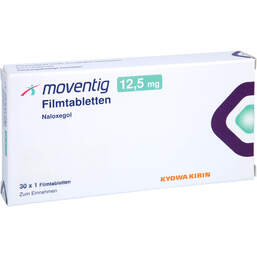 Abbildung: Moventig 12,5 mg Filmtabletten 30 St, Filmtabletten PZN 12504846