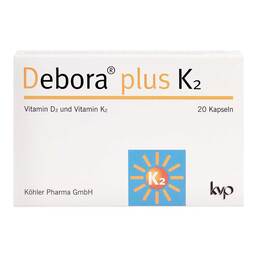 Abbildung: Debora plus K2 Kapseln Kapseln, 20 St PZN 12510143