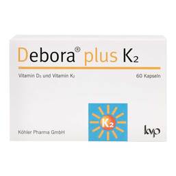 Abbildung: Debora plus K2 Kapseln Kapseln, 60 St PZN 12510166