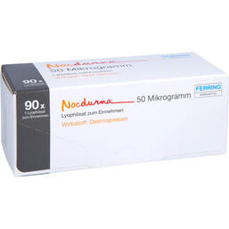 Abbildung: Nocdurna 50 Mikrogramm Lyophilisat zum Einnehmen 90 St, Sublingualtabletten PZN 12511444