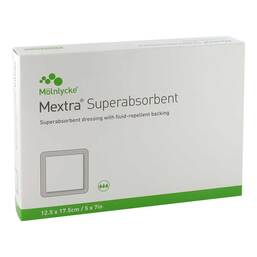 Abbildung: Mextra Superabsorbent Verband 12,5x17,5 cm 10 St, Verband PZN 12513101