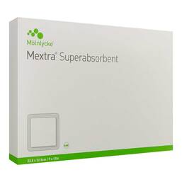 Abbildung: Mextra Superabsorbent Verband 22,5x32,5 cm 10 St, Verband PZN 12513176