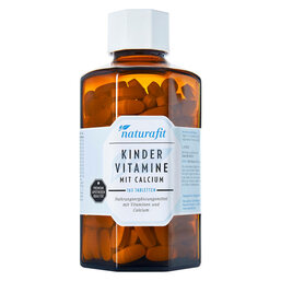 Abbildung: Naturafit Kindervitamine mit Calcium Lutschtabletten 160 St, Lutschtabletten PZN 12515985