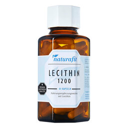 Abbildung: Naturafit Lecithin 1200 Kapseln 80 St, Kapseln PZN 12516080