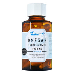 Abbildung: Naturafit Omega 3 extra 400 / 200 Kapseln 160 St, Kapseln PZN 12516269