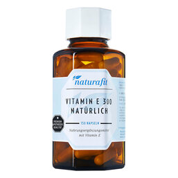 Abbildung: Naturafit Vitamin E 300 natürlich Kapseln 150 St, Kapseln PZN 12516542