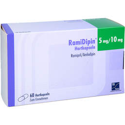 Abbildung: Ramidipin 5 mg / 10 mg Hartkapseln 60 St, Hartkapseln PZN 12520549