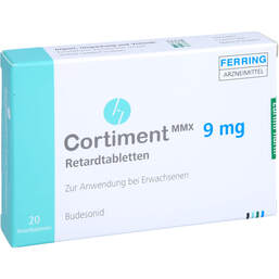 Abbildung: Cortiment Mmx 9 mg Retardtabletten 20 St, Retard-Tabletten PZN 12528634