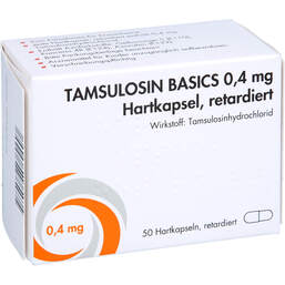 Abbildung: Tamsulosin Basics 0,4 mg Hartkapseln retard.SUN 50 St, Retard-Kapseln PZN 12529214