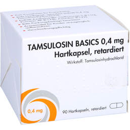 Abbildung: Tamsulosin Basics 0,4 mg Hartkapseln retard.SUN 90 St, Retard-Kapseln PZN 12529220