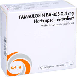 Abbildung: Tamsulosin Basics 0,4 mg Hartkapseln retard.SUN 100 St, Retard-Kapseln PZN 12529237