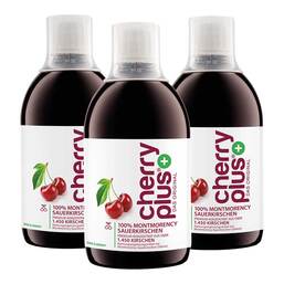 Abbildung: Cherryplus Das Original Montmorency Sauerk.-Konzentrat Konzentrat, 3X500 ml PZN 12529361