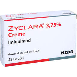 Abbildung: Zyclara 3,75% Creme Sachets 28 St, Creme PZN 12531961