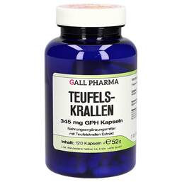 Abbildung: Teufelskrallen 345 mg GPH Kapseln 120 St, Kapseln PZN 12539520