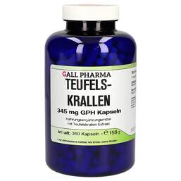 Abbildung: Teufelskrallen 345 mg GPH Kapseln 360 St, Kapseln PZN 12539566