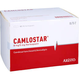 Abbildung: Camlostar 8 mg / 5 mg Hartkapseln 98 St, Hartkapseln PZN 12540635
