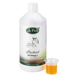Abbildung: Lapura Lachsöl für Hunde / Katzen / Pferde 1 l, Öl PZN 12542120