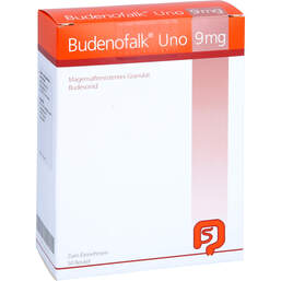 Abbildung: Budenofalk Uno 9 mg magensaftresistentes Granulat 50 St, Magensaftresistentes Granulat PZN 12547614