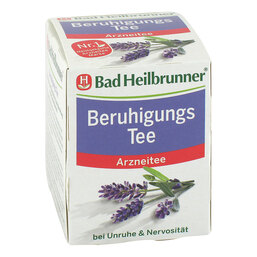 Abbildung: Bad Heilbrunner Beruhigungs Tee mit Lavendelbl.Fbeutel  8X1.0 g, Filterbeutel PZN 12548252