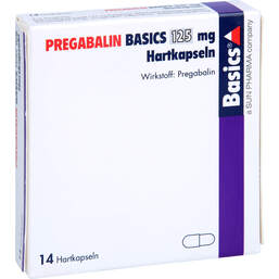 Abbildung: Pregabalin Basics 125 mg Hartkapseln 14 St, Hartkapseln PZN 12548565