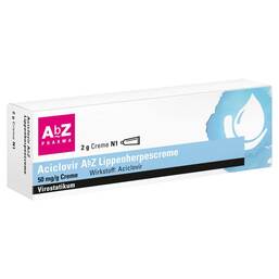 Abbildung: Aciclovir AbZ Lippenherpescreme Creme, 2 g PZN 12552880