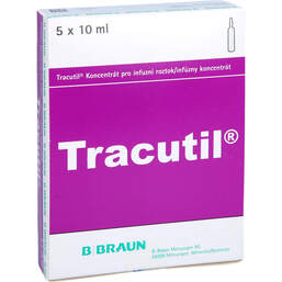 Abbildung: Tracutil Konzentrat zur Herstellung einer Infusionslösung 5X10 ml, Infusionslösungskonzentrat PZN 12555938