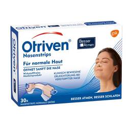 Abbildung: Otriven Besser Atmen Nasenstrips normal beige Pflaster, 30 St PZN 12555996