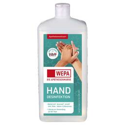 Abbildung: Wepa Handdesinfektion Lösung, 1000 ml PZN 12567404