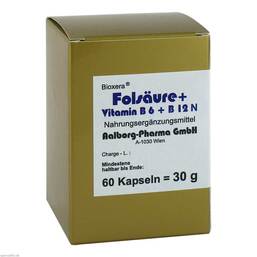 Abbildung: Folsäure + Vitamin B6 + B12 Komplex N Kapseln Kapseln, 60 St PZN 12569001