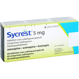 Abbildung: Sycrest 5 mg Sublingualtabletten 60 St, Sublingualtabletten PZN 12571268