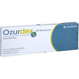 Abbildung: Ozurdex 700 Mikrogramm Implantat i.e.Applikator 1 St, Implantat PZN 12573238