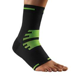 Abbildung: Bort Activecolor Sport Knöchelbandage XL schw / grün 1 St, Bandage PZN 12573876