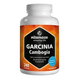 Abbildung: Garcinia Cambogia + Cholin Kapseln Kapseln, 240 St PZN 12580528