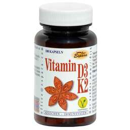 Abbildung: Vitamin D3-K2 Kapseln Kapseln, 100 St PZN 12587269