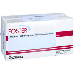 Abbildung: Foster Nexthaler 100 / 6 µg 120 ED Inhalationspulver 2 St, Inhalationspulver PZN 12587884