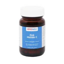 Abbildung: APONEO Zink Histidin C Kapseln Kapseln, 30 St PZN 12588524