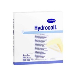 Abbildung: Hydrocoll Wundverband 5x5 cm 10 St, Kompressen PZN 12594275