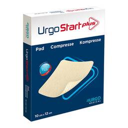 Abbildung: Urgostart Plus Kompresse 10x12 cm 10 St, Verband PZN 12596156