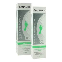 Abbildung: Sanamed Fuß-Creme-Schaum Jade 300 ml, Dosieraerosol PZN 12600136