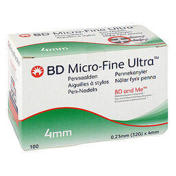 Abbildung: BD Micro-Fine Ultra Pen-Nadeln 0,23x4 mm 100 St, Kanüle PZN 12600449