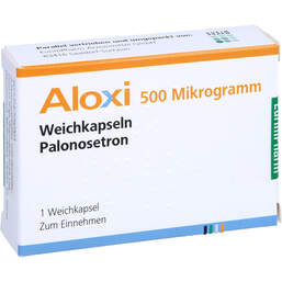 Abbildung: Aloxi 500 Mikrogramm Weichkapseln 1 St, Weichkapseln PZN 12605926